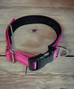 Pink Soft Lined Dog Collar