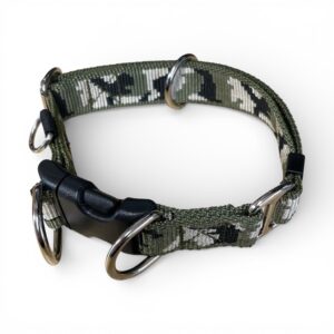 Super Collar Green Camo 25mm