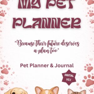 My Pet Planner Digital Cover Feb 2026