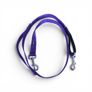 Waist Belt Lead Purple 25mm